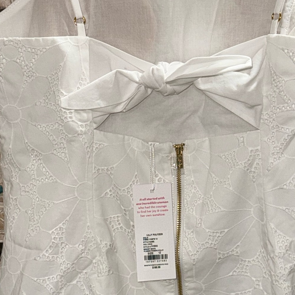 Lilly Pulitzer White Dress -Shelli Eyelet Dress - Picture 10 of 14